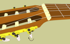 Changer une corde de guitare Classique en images - Guitaratonton